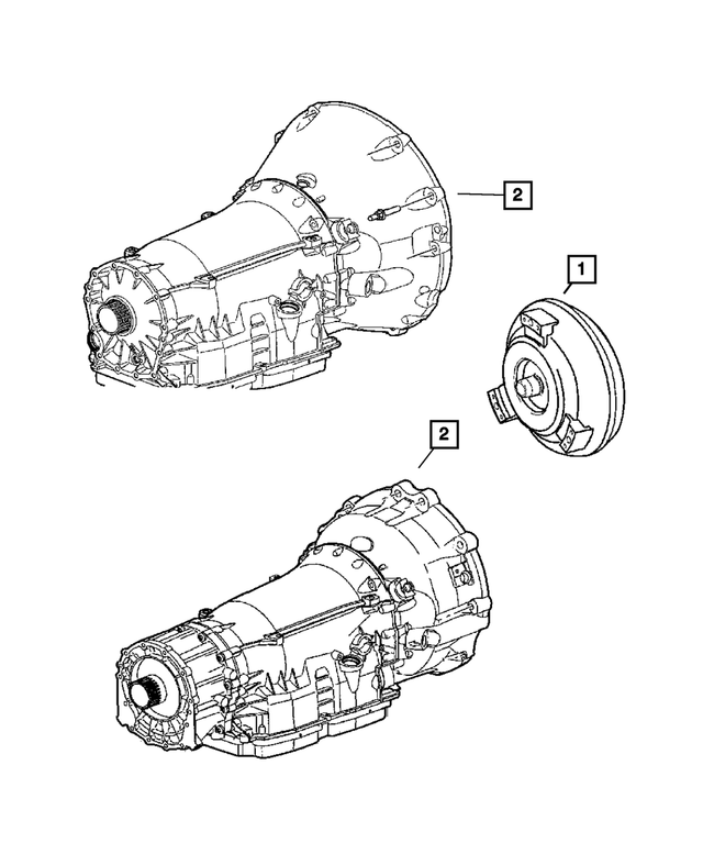 RL174299AA - Automatic Transmission 5 Speed [DGJ]: Torque Converter Package for Mopar Image