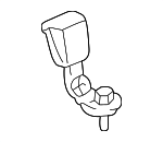 4826S3MA01ZB - : Center Buckle for Acura: CL Image