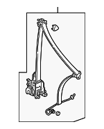 4814S3MA02ZB - : Lap &amp; Shoulder Belt for Acura: CL Image