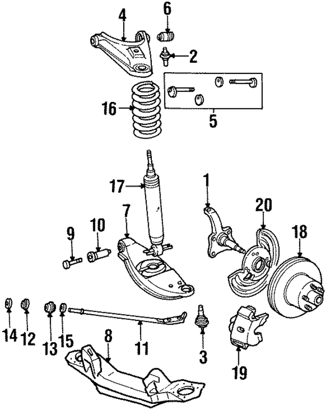 G0060043 - Suspension: Shock Absorber for Mopar Image