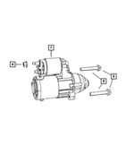 RX034555AA - Electrical: Engine Starter, Remanufactured, Export for Mopar Image