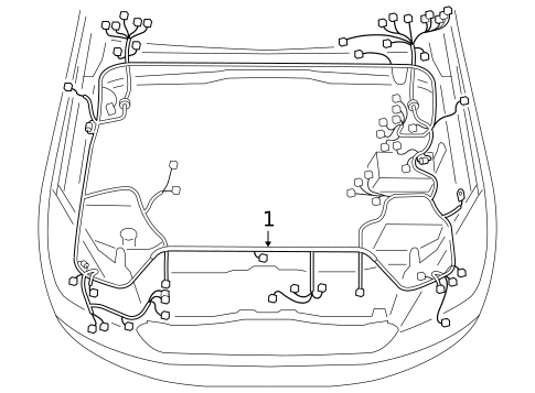 Wiring Harness for 2016 Lexus GX460 #0