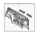 5830753070 - Body: Rear Body Panel for Lexus: IS250, IS350 Image