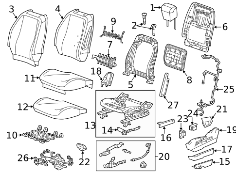 Lumbar Control Seats for 2016 GMC Terrain #0