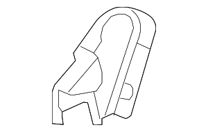 2010-2017 GM Jet Black Driver Seat Adjuster Shield 20811525 GM ...