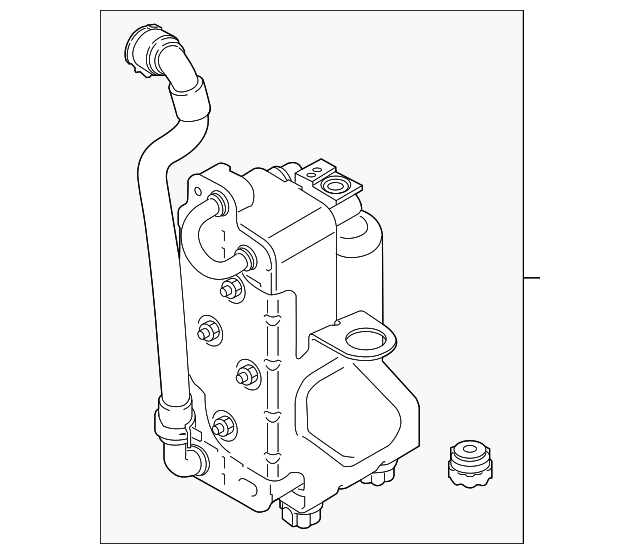 64536847989 - 2019-2023 BMW Condenser (64-53-6-847-989