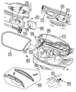 5074536AC - Body Sheet Metal Except Doors: Decklid for Mopar Image