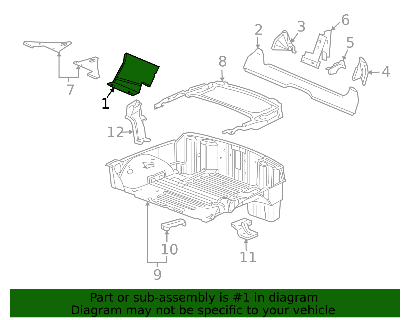 Front Panel - Passenger Side (RH) 25790484 | TascaParts.com