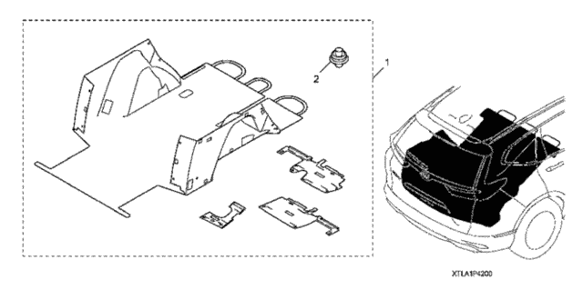 Cargo Liner (Non Touring) for 2019 Honda CR-V #0