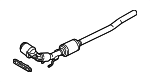 5C0254501J - Exhaust: Converter &amp; Pipe for Volkswagen Image