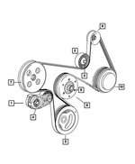 6502058 - Cooling: Hex Head Special Point Screw And Washer for Mopar Image