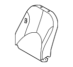 884001G240281 - Body: Seat Back Assembly for Kia: Rio, Rio5 Image