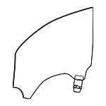 95C845022 - : Door Glass for Porsche: Macan Image