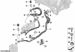 64539321603 - : Suction Pipe Evaporator-Compressor for BMW Image