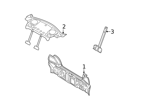 Rear Body for 2003 Subaru Impreza #0