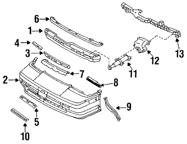 6205029R59 - : Bumper Cover for Nissan Image