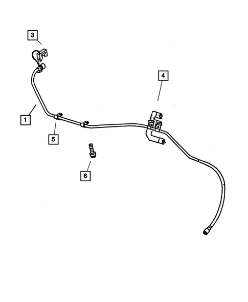 Fuel Lines for 2001 Dodge Dakota #1