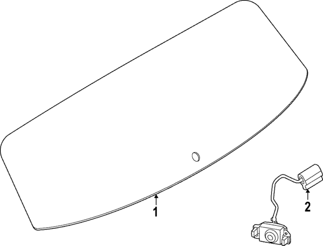 903006SA3C - Body: Lift Gate Glass for INFINITI: QX60 Image