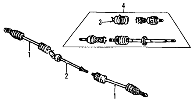 F03725500R0B - : Axle Assembly for Mazda Image