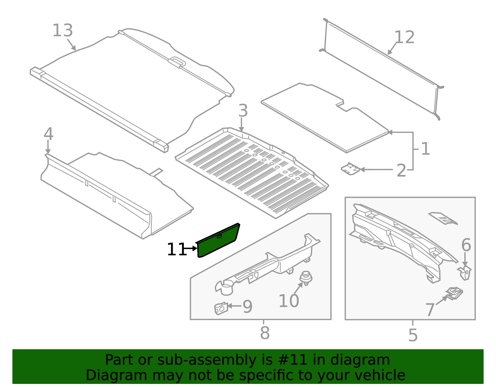 LB5Z-7845522-KD - Panel Cover 2020-2025 Ford Explorer | Ford Parts