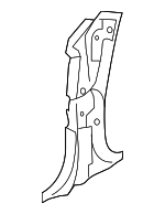 712013M000 - : Inner Hinge Pillar for Hyundai Image