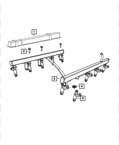 Fuel Rail and Injectors for 2017 Dodge Viper #0
