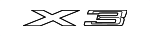 51147362473 - Body: Nameplate for BMW: X3 Image