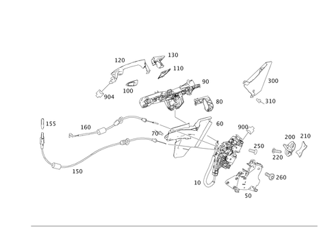 Locking System for 2014 Mercedes-Benz C350 #0
