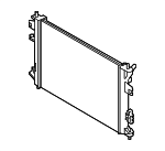 25310E4000 - Cooling System: Radiator for Kia: Soul EV Image