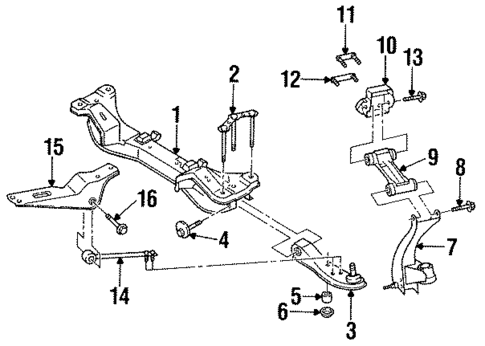 Suspension Components for 1996 INFINITI Q45 #0