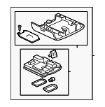 83250S3VA41ZA - Body: Roof Console for Acura Image