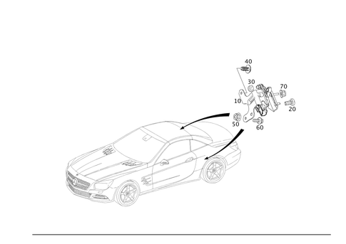 Regulation of Dynamic Headlamp Range Control, Rear for 2013 Mercedes-Benz SL550 #0