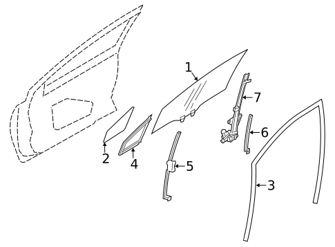 Front Door for 2022 Subaru Impreza #1