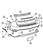 68088783AB - Frame, Bumper and Fascia: Rear Energy Absorber for Mopar Image