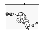 987004D000 - Body: Wiper Motor Assembly for Hyundai: Entourage Image