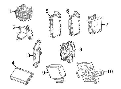 Control Modules for 2017 Cadillac CT6 #0