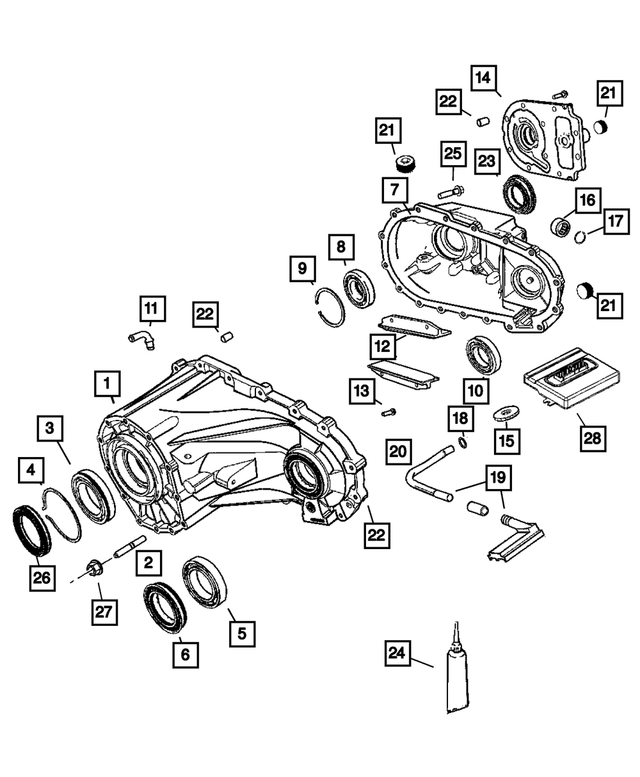 5143982AA - NV146; Transfer Case: Transfer Case Shift Bearing for Mopar Image