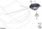 65138715683 - : Midrange Speaker, Stereo for BMW Image