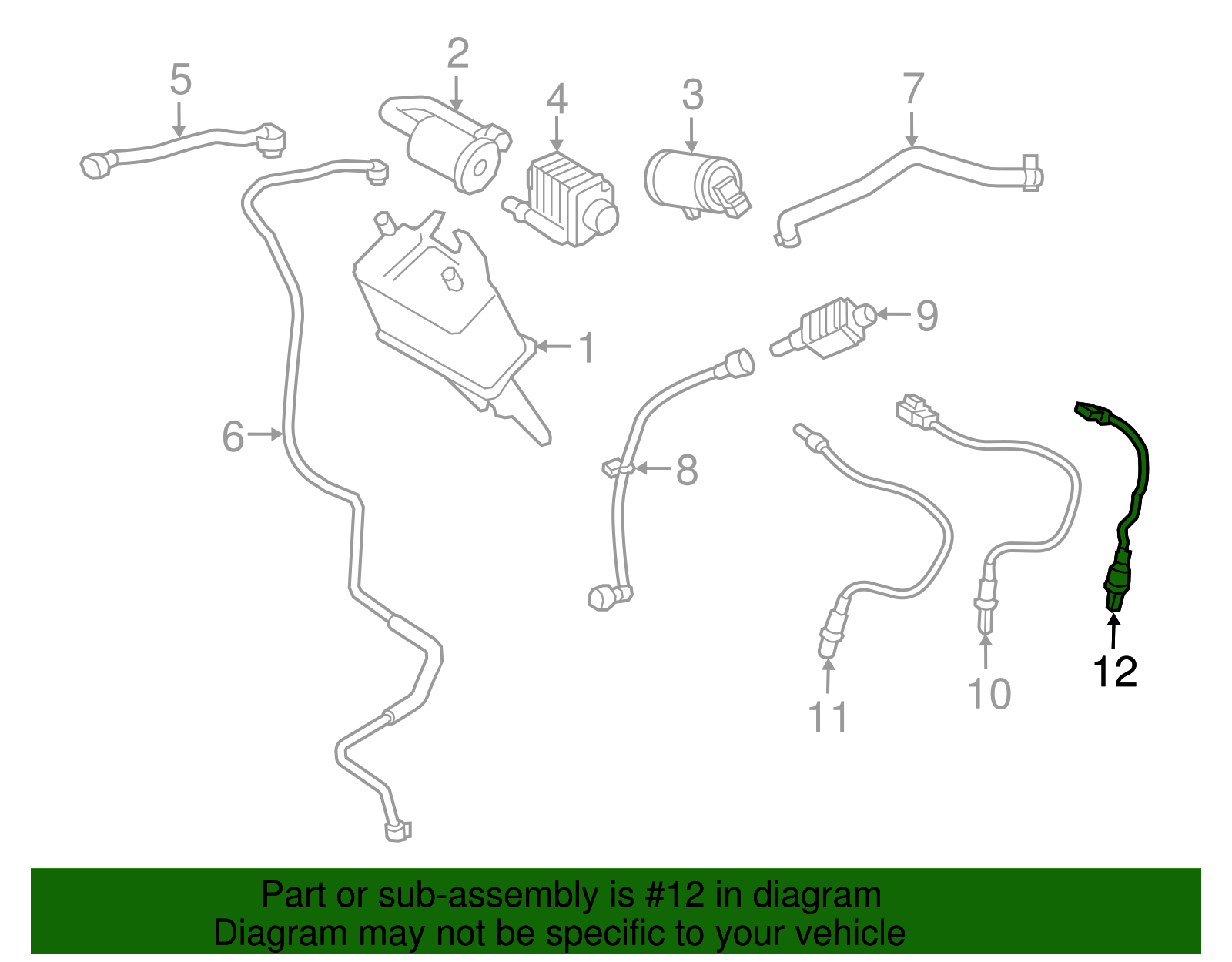 2016-2023 Volvo Oxygen Sensor 31439622 | OEM Parts Online