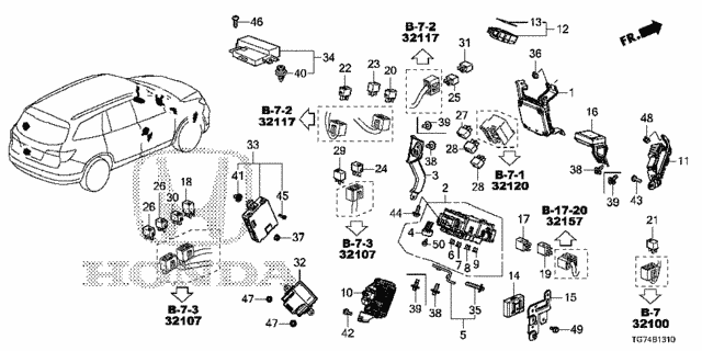 Control Unit (Cabin) (1) for 2016 Honda Pilot #0
