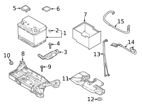 Battery for 2015 Volkswagen Jetta #2
