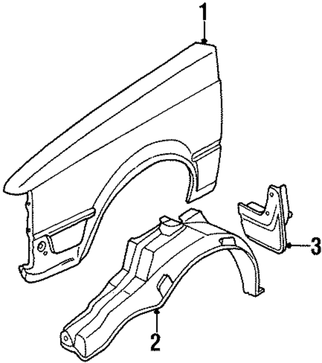 6311304A30 - : Fender for Nissan: Sentra Image