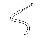 8T0837085 - : Lock Cable for Audi: A5, A5 Quattro, RS5, S5 Image