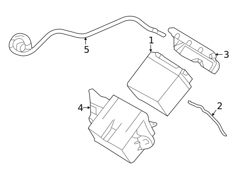 Battery for 2019 INFINITI QX30 #1