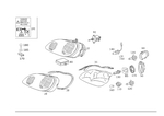 2208203761 - Electrical System: Lamp Unit for Mercedes-Benz: S430, S55 AMG Image