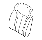 88460S8050WDP - : Seat Back Cover for Hyundai Image