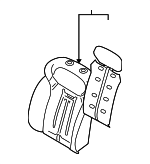 88450S8020 - Body: Seat Back Pad for Hyundai Image