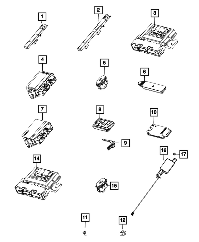 68738346AF - : Hub Receiver for Mopar Image
