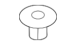 31368243 - Engine: Engine Cover Clip for Volvo Image