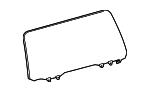 6815035470 - Body: Lift Gate Glass for Toyota: 4Runner Image